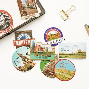 Vintage Series Traveler Stamp Stickers For Midori Traveler's Notebook Decoration Retro Stationery Sticker Notebook Accessories
Vintage Series Traveler Stamp Stickers For Midori Traveler's Notebook Decoration Retro Stationery Sticker Notebook Accessories
