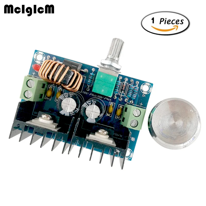 MCIGICM Original DC-DC XH-M401 buck module XL4016E1 high power DC voltage regulator with maximum 8A band voltage regulator
MCIGICM Original DC-DC XH-M401 buck module XL4016E1 high power DC voltage regulator with maximum 8A band voltage regulator