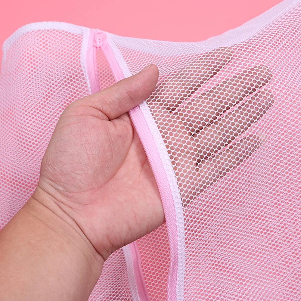1 Pc Clothes Washing Machine Laundry Bra Aid Lingerie Mesh Net Wash Bag Pouch Basket Femme 3 Sizes