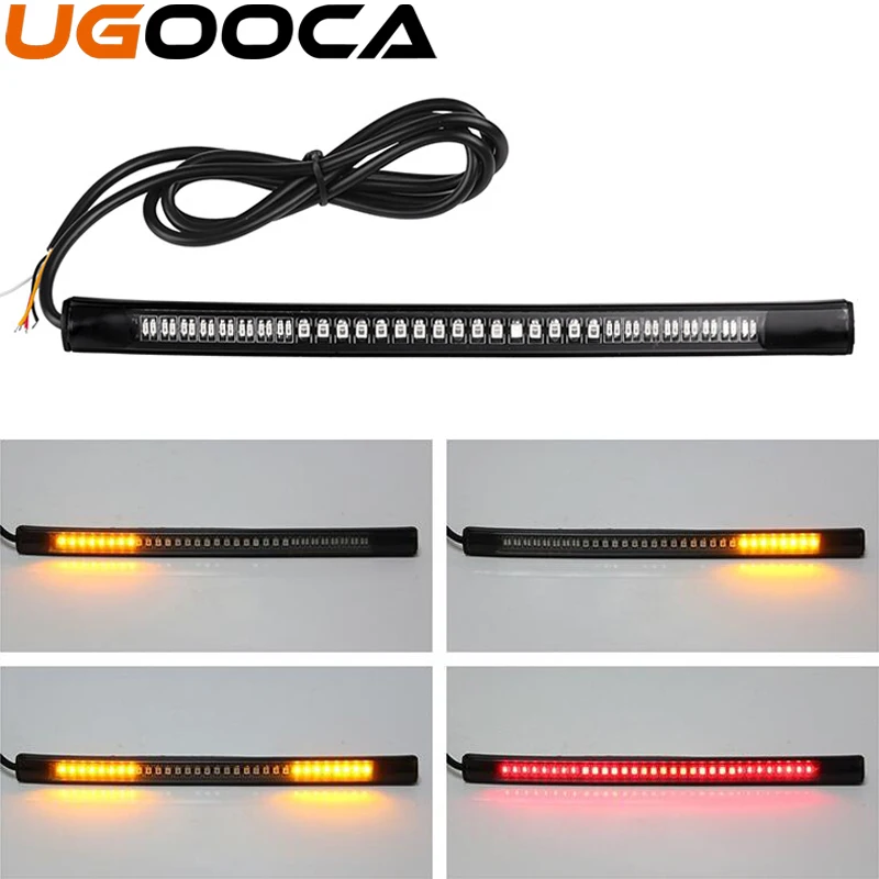 Flexible Car Motorcycle Brake Light 48LED License Plate Light Red Amber Tail Brake Stop Turn Signal Lamp With Cable Wire
Flexible Car Motorcycle Brake Light 48LED License Plate Light Red Amber Tail Brake Stop Turn Signal Lamp With Cable Wire