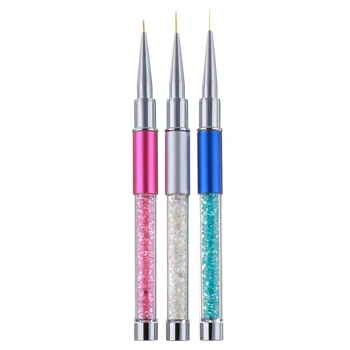 3Pcs/Set Nail Art Acrylic Uv Gel Extension Builder Rhinestone Painting Brush Lines Liner Pattern Drawing Pen Manicure Tool
3Pcs/Set Nail Art Acrylic Uv Gel Extension Builder Rhinestone Painting Brush Lines Liner Pattern Drawing Pen Manicure Tool