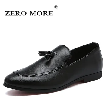 ZERO MORE Men Loafers With Tassel Fringe Italian Classic Pointed Toe Slip On Men Shoes Solid Casual Shoes 2019 Large Size Black
ZERO MORE Men Loafers With Tassel Fringe Italian Classic Pointed Toe Slip On Men Shoes Solid Casual Shoes 2019 Large Size Black