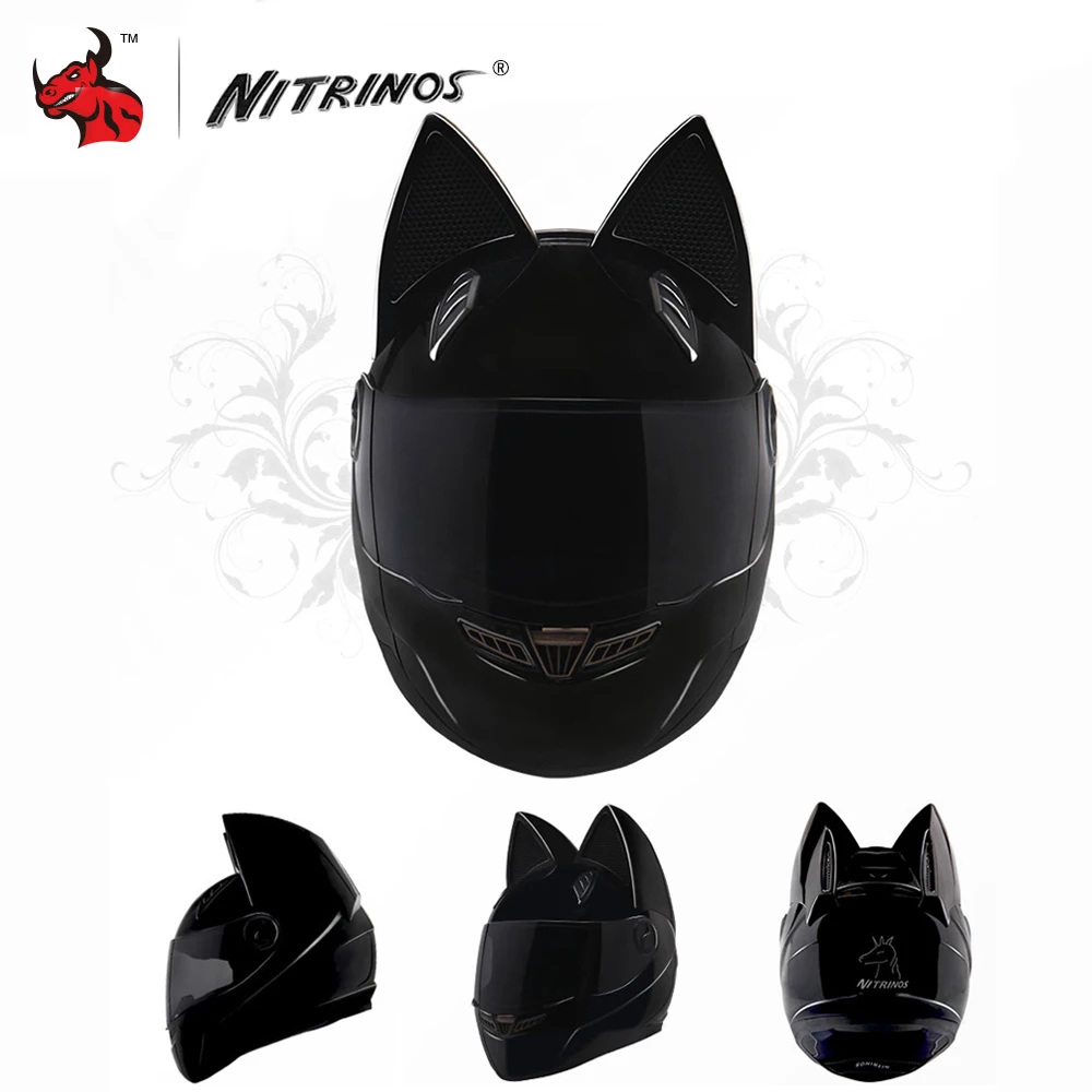 NITRINOS Motorcycle Helmet Women Moto Helmet Moto Ear Helmet Personality Full Face Motor Helmet Fashion Motorbike Helmet
NITRINOS Motorcycle Helmet Women Moto Helmet Moto Ear Helmet Personality Full Face Motor Helmet Fashion Motorbike Helmet