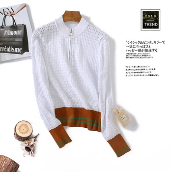 Europe Korean 2018 Autumn And Winter Sweater Women Rhombus Lattice Pierced Stripe Fashionable Knitted Sweaters And Pullovers
Europe Korean 2018 Autumn And Winter Sweater Women Rhombus Lattice Pierced Stripe Fashionable Knitted Sweaters And Pullovers