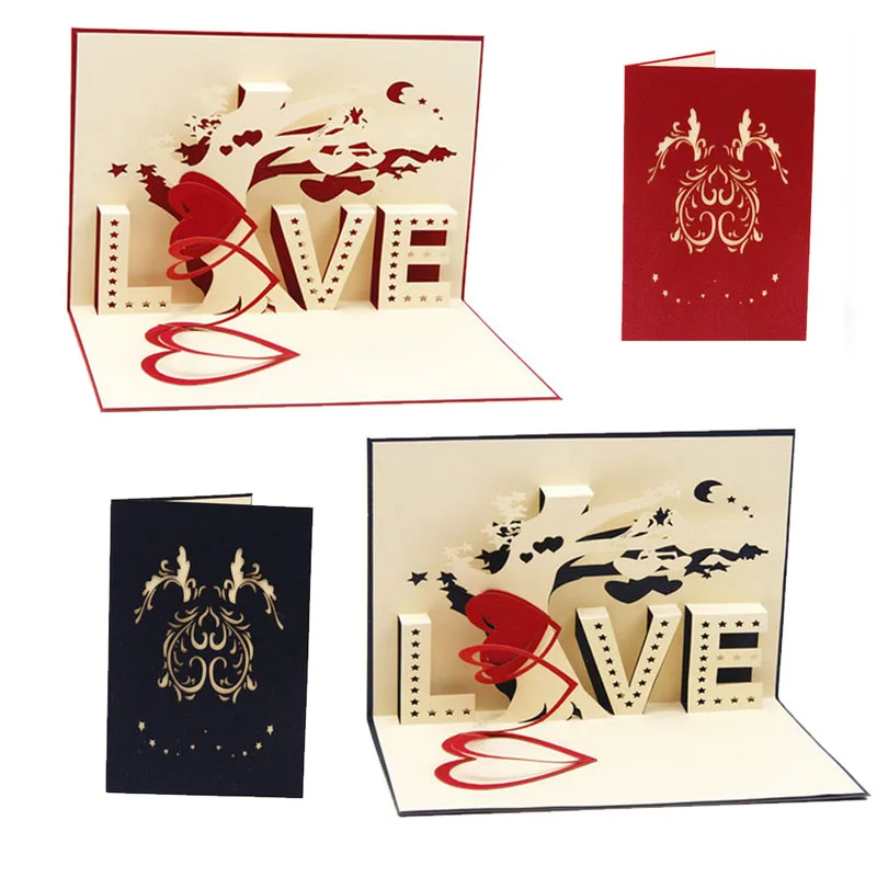 Vintage 3D Pop Up Paper Laser Cut Greeting Cards Creative Handmade Love Tree Heart Birthday Valentine's Day Souvenirs Postcards
Vintage 3D Pop Up Paper Laser Cut Greeting Cards Creative Handmade Love Tree Heart Birthday Valentine's Day Souvenirs Postcards