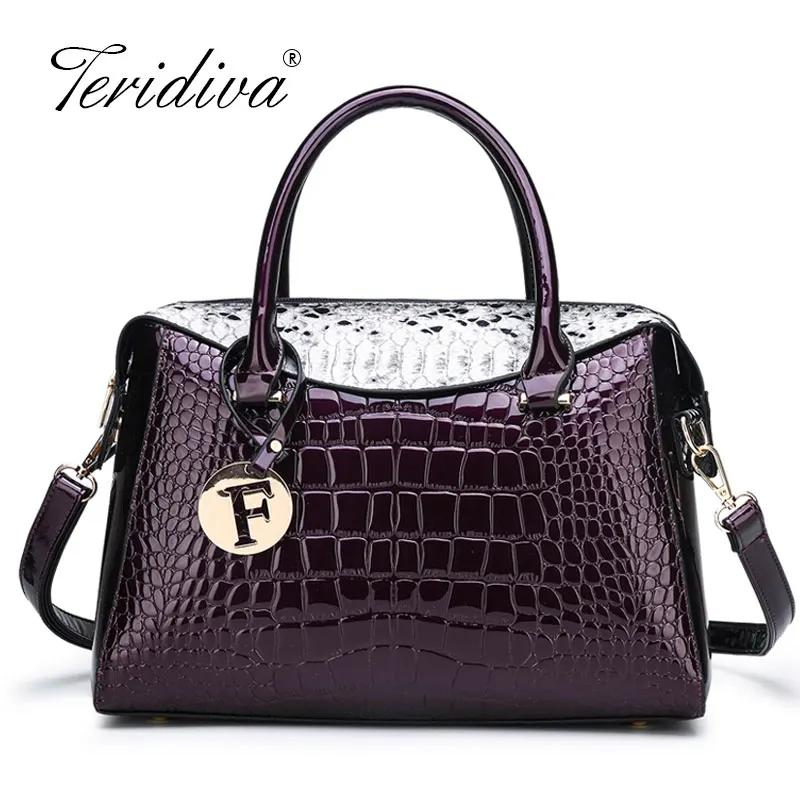 Crocodile Pattern Women Leather Bags Vintage Fashion Serpentine Patch Luxury Handbags Women Tote Bags Designer Shoulder Bag
Crocodile Pattern Women Leather Bags Vintage Fashion Serpentine Patch Luxury Handbags Women Tote Bags Designer Shoulder Bag