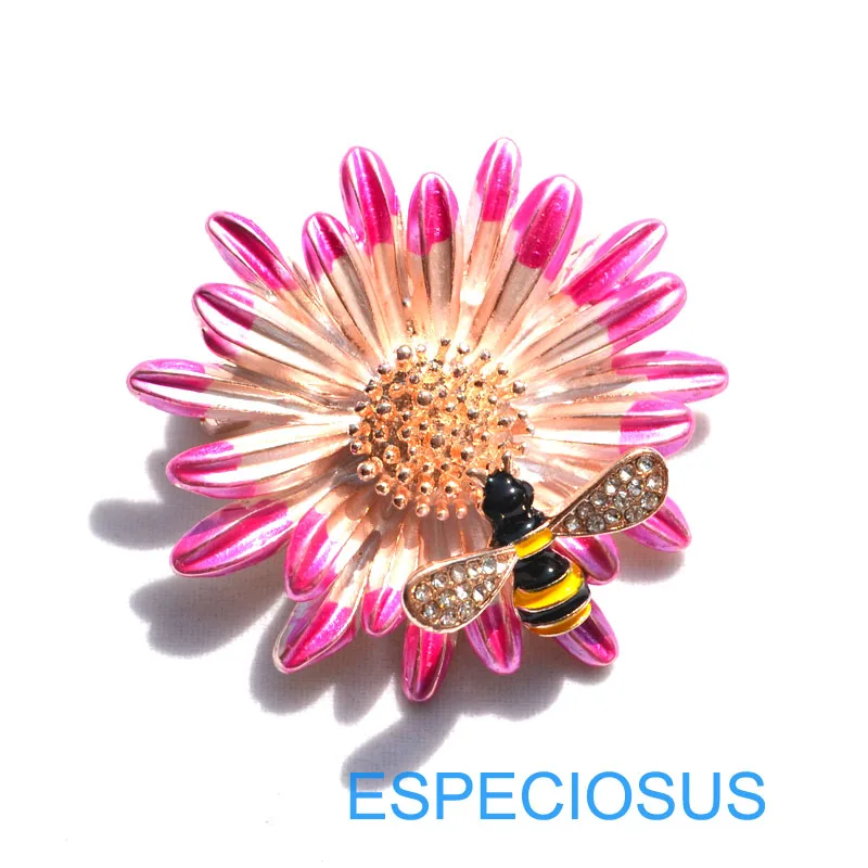 Elegance Jewelry Pin Bee And Flower Rhinestone Brooch Painted Rose Gold Color Pink Color Giraffe Women Breast Pin Lady Garments
Elegance Jewelry Pin Bee And Flower Rhinestone Brooch Painted Rose Gold Color Pink Color Giraffe Women Breast Pin Lady Garments