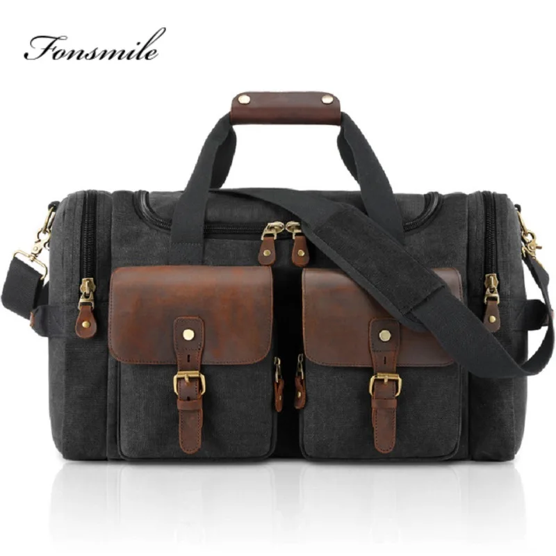 T025 Vintage Thick Canvas Leather Luggage bag Men Travel Bags Tote Luggage Travel Bag Weekend Canvas Men Duffle Bags Overnight
T025 Vintage Thick Canvas Leather Luggage bag Men Travel Bags Tote Luggage Travel Bag Weekend Canvas Men Duffle Bags Overnight