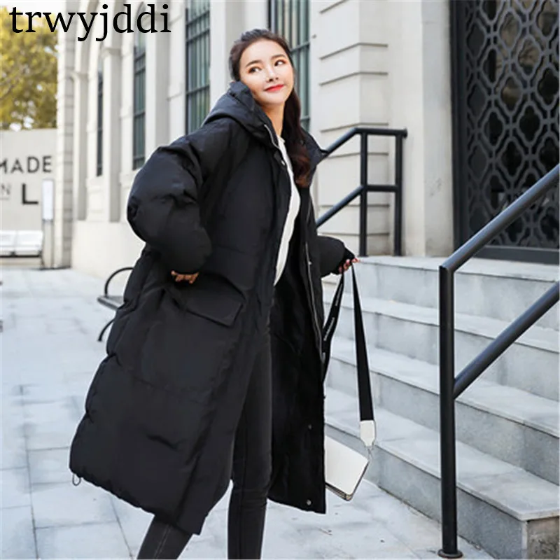 2019 Winter Coat Women Thicken Warm Long Winter Jacket Female Hooded Outerwear Pocket Oversized Winter Parkas Overcoats N21
2019 Winter Coat Women Thicken Warm Long Winter Jacket Female Hooded Outerwear Pocket Oversized Winter Parkas Overcoats N21