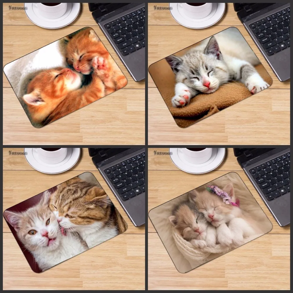 Yuzuoan Cute Two Cat Kiss Picture Anti-Slip Laptop PC Mice Pad Mat Mouse pads For Optical Laser Mouse Gamer Mousepad 18*22CM
Yuzuoan Cute Two Cat Kiss Picture Anti-Slip Laptop PC Mice Pad Mat Mouse pads For Optical Laser Mouse Gamer Mousepad 18*22CM