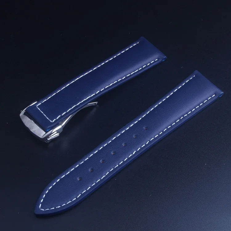 20mm x 18mm Dark Blue White stiching smooth Genuine Leather Band Strap bracelet (FITS) OMEGA Seamaster 300 watch
20mm x 18mm Dark Blue White stiching smooth Genuine Leather Band Strap bracelet (FITS) OMEGA Seamaster 300 watch