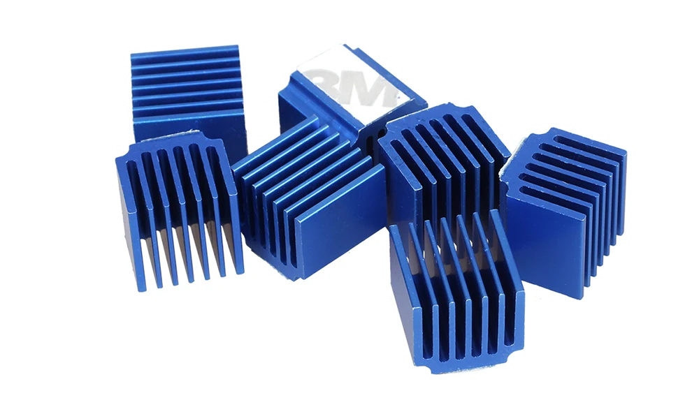 3DSWAY 3D Printer Parts 4pcslot Stepper Motor Driver Heat sinks Cooling Block Heatsink for TMC2100 LV8729 DRV8825 Drive Modules (1)