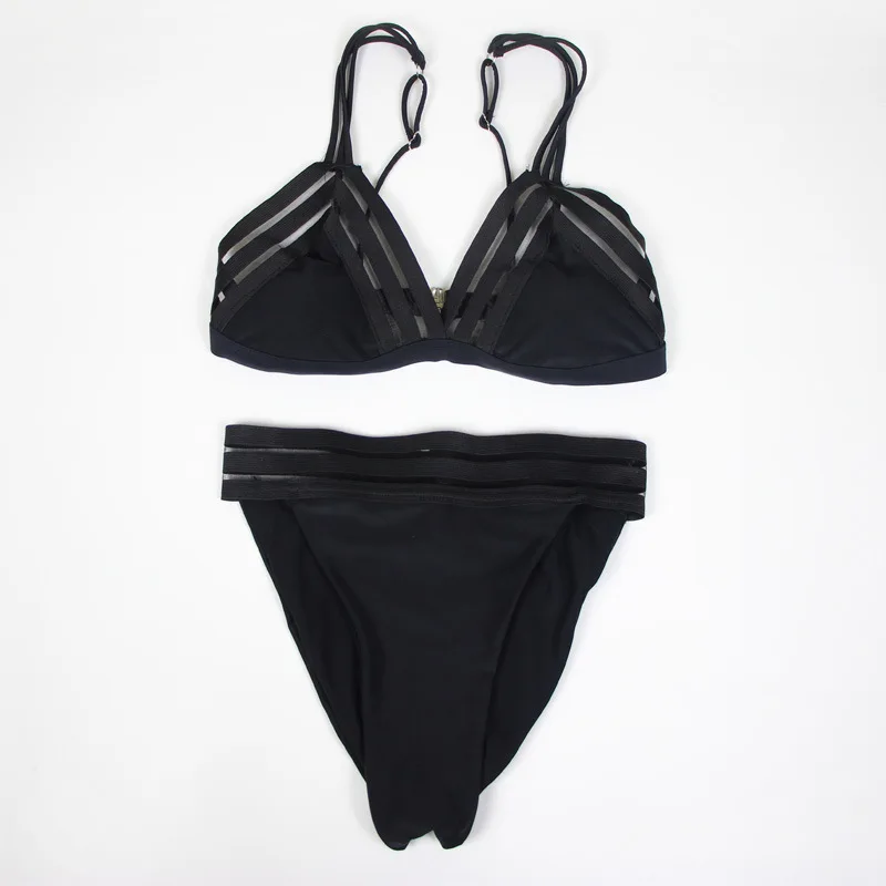 2019 Bikini New Female Mesh Side High Waist Split Swimsuit European and American Foreign Trade Swimwear Factory Direct
2019 Bikini New Female Mesh Side High Waist Split Swimsuit European and American Foreign Trade Swimwear Factory Direct