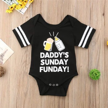Newborn Baby Boy Girl Casual Jumpsuit Cotton Bodysuit Clothes Baby Bottle and Dad's Beer Mug Outfits
Newborn Baby Boy Girl Casual Jumpsuit Cotton Bodysuit Clothes Baby Bottle and Dad's Beer Mug Outfits