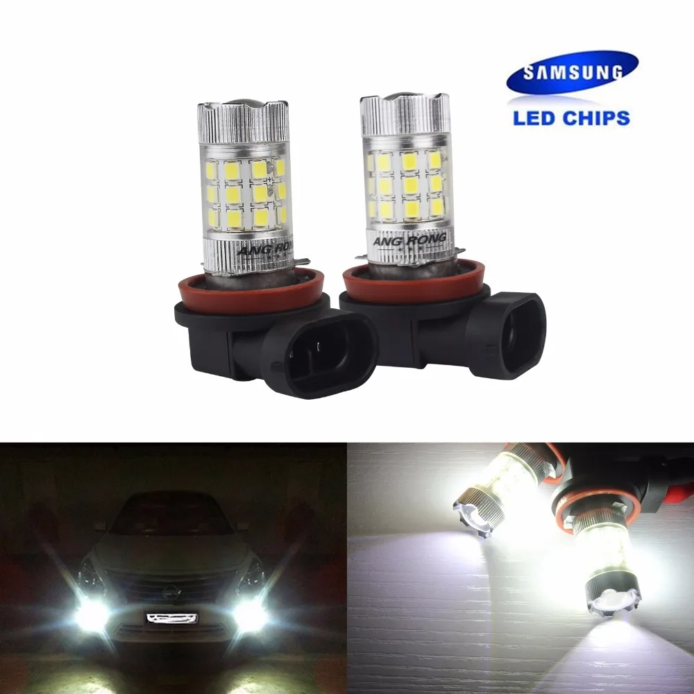 ANGRONG 2x H11 H8 Bulb SAMSUNG 30 SMD LED Headlight Main Sidelight Daytime Fog Light DRL(CA269x2)
ANGRONG 2x H11 H8 Bulb SAMSUNG 30 SMD LED Headlight Main Sidelight Daytime Fog Light DRL(CA269x2)