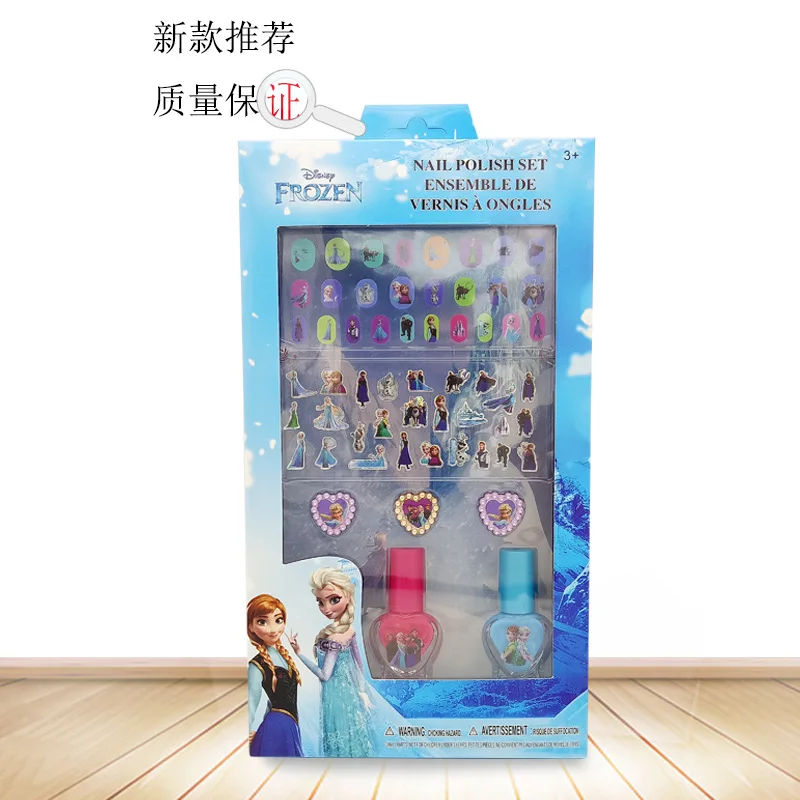 Disney new children's makeup toy set nail polish can tear frozen princess girl birthday gift
Disney new children's makeup toy set nail polish can tear frozen princess girl birthday gift
