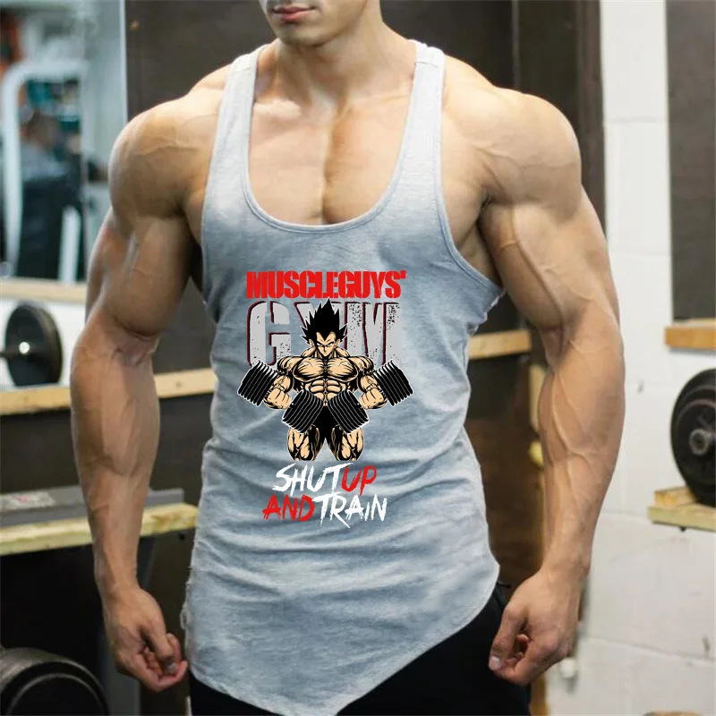 Muscle type men's new anime cotton fitness leisure quick-drying deep digging round neck anime super Saiyan artificial back vest
Muscle type men's new anime cotton fitness leisure quick-drying deep digging round neck anime super Saiyan artificial back vest