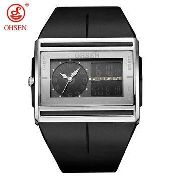 Relogio Masculino Analog Digital Watch Men LCD Back light OHSEN Brand Waterproof Man Sport Watch Quartz Fashion Wristwatch Clock
Relogio Masculino Analog Digital Watch Men LCD Back light OHSEN Brand Waterproof Man Sport Watch Quartz Fashion Wristwatch Clock