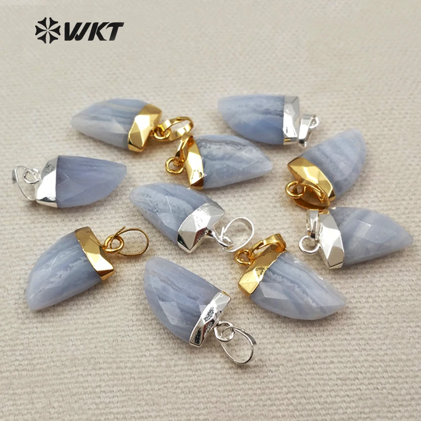 WT-P1272 WKT Natural Blue Stone Pendant With Gold And Silver Top Fashionable Jewelry Findings For Women Jewelry Accessory
WT-P1272 WKT Natural Blue Stone Pendant With Gold And Silver Top Fashionable Jewelry Findings For Women Jewelry Accessory