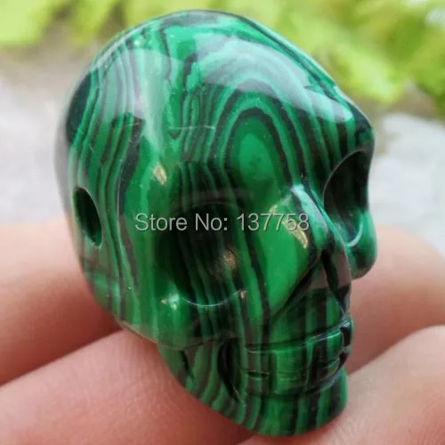 (Min. Order is $10) (1Piece/lot) Carved Green Man-made Malachite Skull Pendant Bead 32x25x20mm SAM1820
(Min. Order is $10) (1Piece/lot) Carved Green Man-made Malachite Skull Pendant Bead 32x25x20mm SAM1820