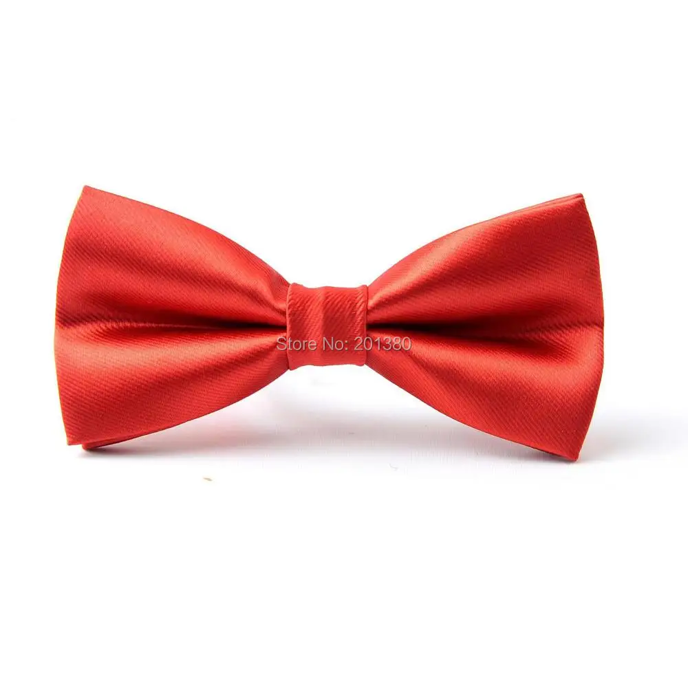 Image solid color red bow tie butterfly for men pretied neck ties 2015