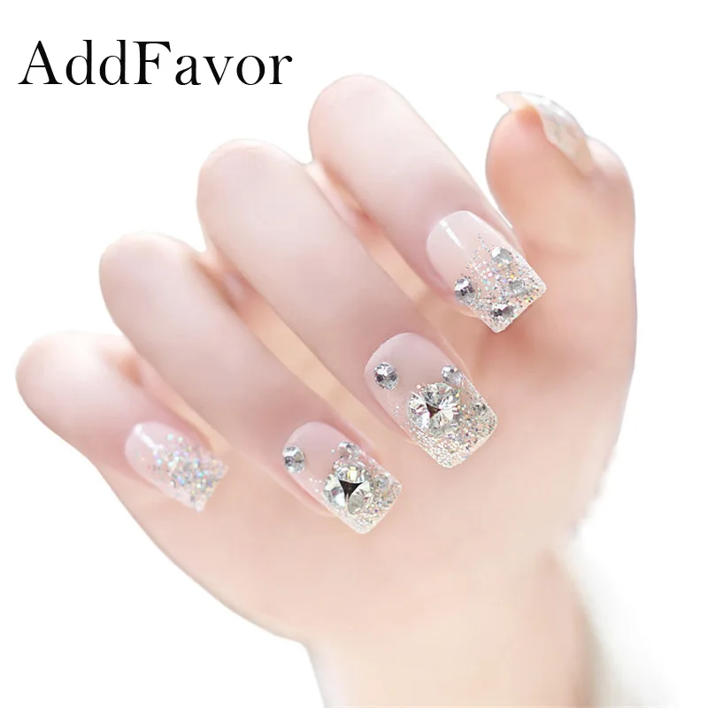 Addfavor 24pcs/set Finished False Nails Full Cover Acrylic Fake Nail Manicure Adhesive Press On False Nail Art Tips
Addfavor 24pcs/set Finished False Nails Full Cover Acrylic Fake Nail Manicure Adhesive Press On False Nail Art Tips