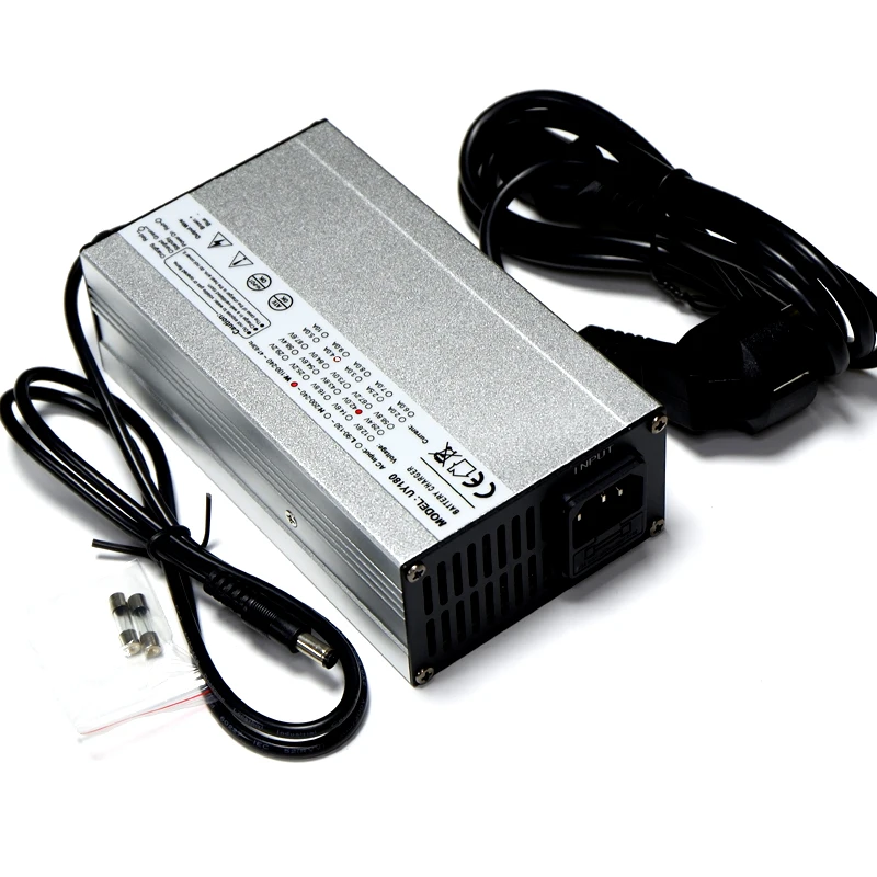 12S 36V 4A LiFePO4 Charger, Output 43.8V 4A, Hight Power Lifepo4 Battery Smart Charger, Use of switching power supply technology
12S 36V 4A LiFePO4 Charger, Output 43.8V 4A, Hight Power Lifepo4 Battery Smart Charger, Use of switching power supply technology