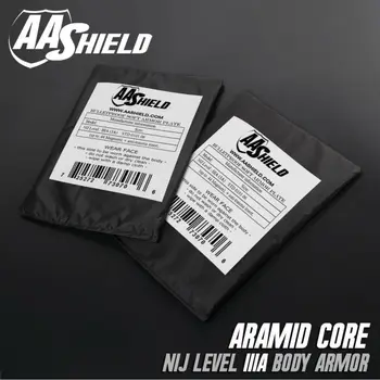 AA Shield Bullet Proof Soft Panel Body Armor Inserts Safety Plate Aramid Core Self Defense Supply NIJ Lvl IIIA & HG2 5x8 Pair
AA Shield Bullet Proof Soft Panel Body Armor Inserts Safety Plate Aramid Core Self Defense Supply NIJ Lvl IIIA & HG2 5x8 Pair