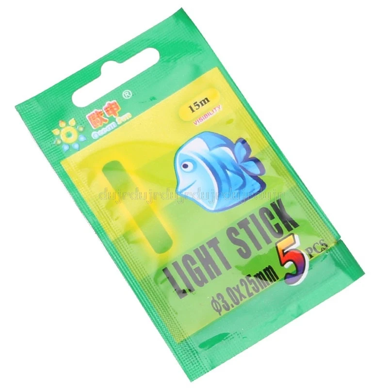 HONG YU Pesca 25pcs Light Stick//Lot 5 Pacchetti Galleggiante Posizione Mark Glow Stick Galleggiante Light Tube Accessori
