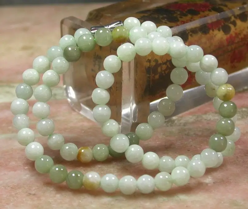 0104 Yellow Green Natural A JADE JADEITE Bead Necklace
0104 Yellow Green Natural A JADE JADEITE Bead Necklace