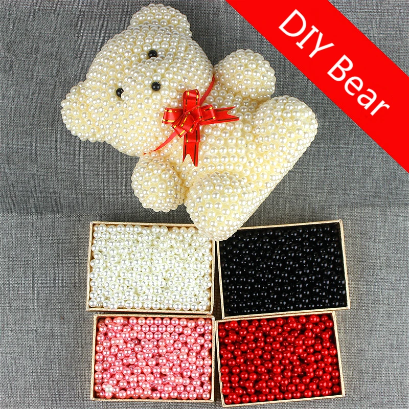 DIY Gift for Valentine's Day Foam Bear Mold Luck Dog Mold Artificial Imitation Pearls Bear Mold Wedding Home Decoration
DIY Gift for Valentine's Day Foam Bear Mold Luck Dog Mold Artificial Imitation Pearls Bear Mold Wedding Home Decoration