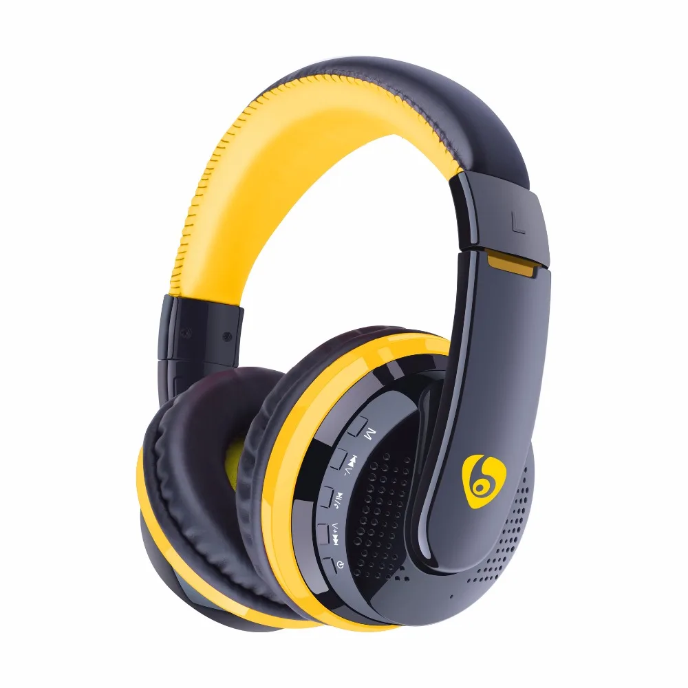 TOPROAD Big Bluetooth Headphones Wireless Headband Earphone Stereo Headset Support FM TF Card handsfree for Phones PC