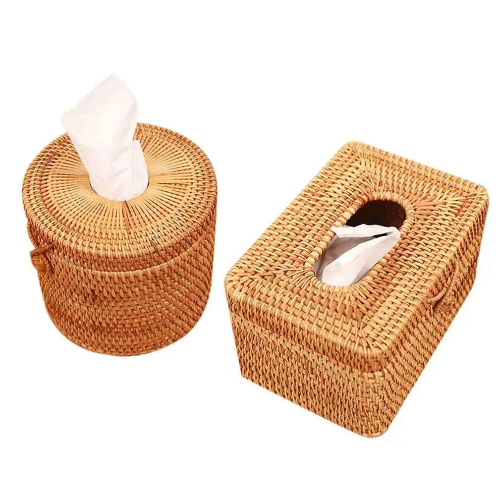 Rattan Braided Tissue Box Rustic Style Car Napkin Storage Case Handmade Woven Home Desktop Tissue Container Creative Organizer
Rattan Braided Tissue Box Rustic Style Car Napkin Storage Case Handmade Woven Home Desktop Tissue Container Creative Organizer