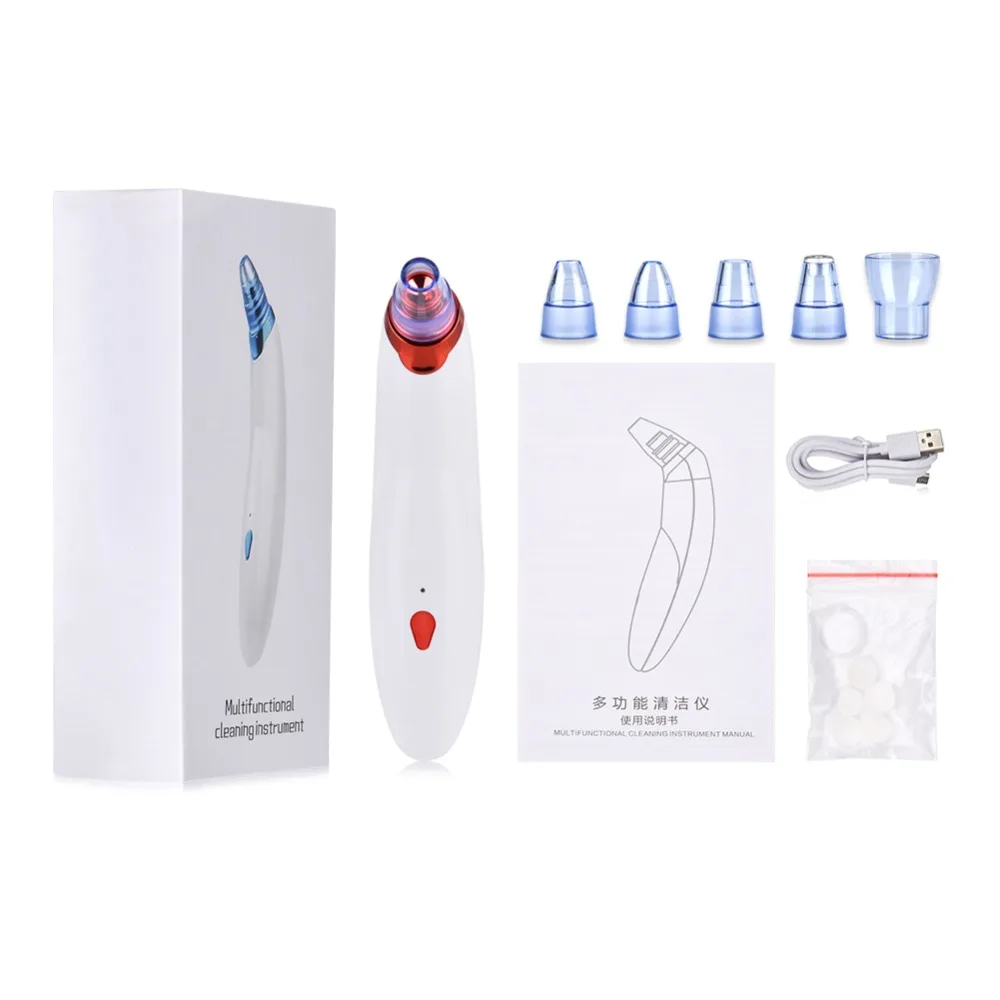 Electric Blackhead Remover Nose Face Pore Cleansing Machine 5 Heads Vacuum Suction Facial Cleaner Cupping Pore Peeling Skin Care
Electric Blackhead Remover Nose Face Pore Cleansing Machine 5 Heads Vacuum Suction Facial Cleaner Cupping Pore Peeling Skin Care