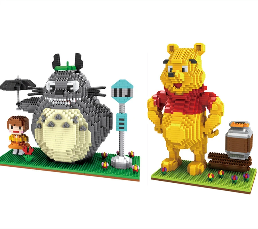 Mrico Qute ZMS Anime cartoon kawaii Totoro bear kids boys girls gift building blocks action figure model educational toy 3455
Mrico Qute ZMS Anime cartoon kawaii Totoro bear kids boys girls gift building blocks action figure model educational toy 3455