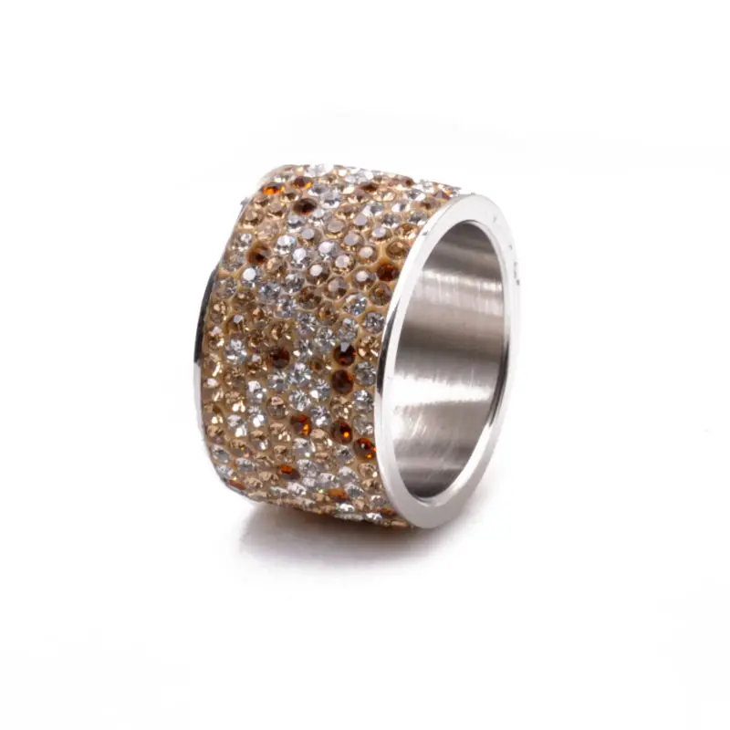 New fashion stainless steel wedding rings for women & men charms rhinestones Crystal jewelry Wholesale 8 rows
New fashion stainless steel wedding rings for women & men charms rhinestones Crystal jewelry Wholesale 8 rows