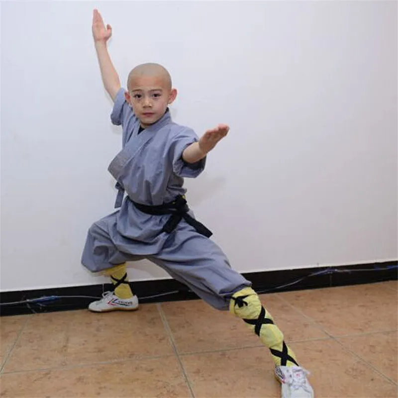 COULHUNT 2017 Kids Monk Kung fu Uniform Gray Cotton Shaolin Wushu Suit 3-12 Years Boys Shaolin Monk Halloween Cosplay Costume
COULHUNT 2017 Kids Monk Kung fu Uniform Gray Cotton Shaolin Wushu Suit 3-12 Years Boys Shaolin Monk Halloween Cosplay Costume