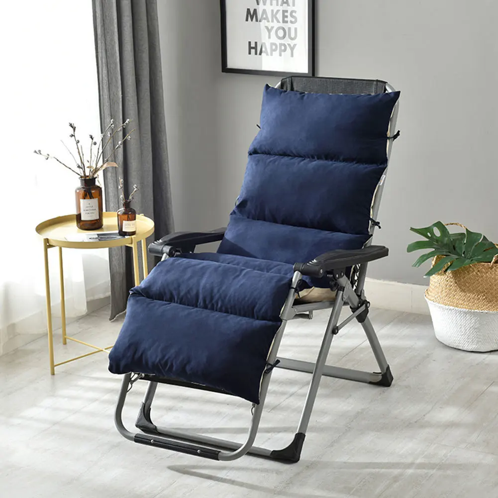 Solid Universal Recliner Rocking Chair Cushion Removable Soft Back