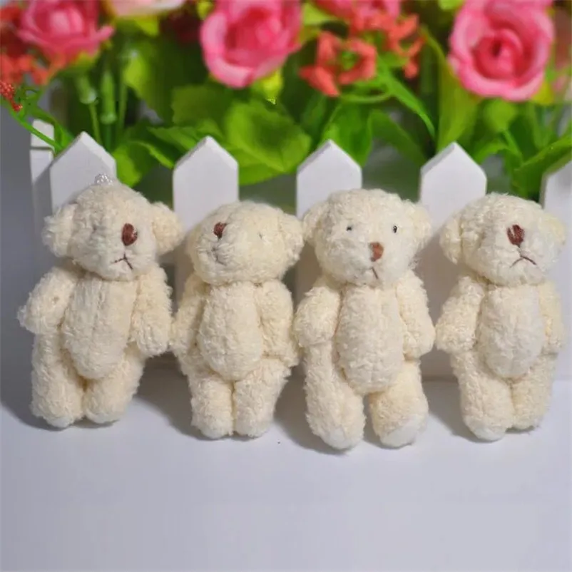 100pieces/lot 6cm plush mini cartoon joint bear pendant diy doll toys bouquet accessories bag pendant jewelry
100pieces/lot 6cm plush mini cartoon joint bear pendant diy doll toys bouquet accessories bag pendant jewelry