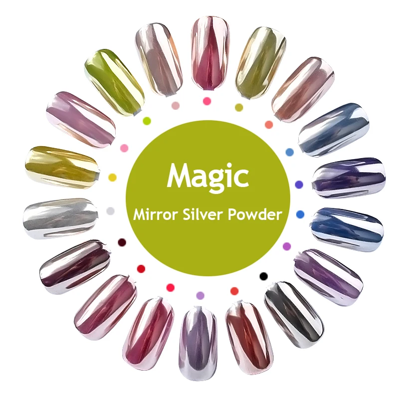 MANZILIN Magic Silver Mirror Nail Glitter Powde Shimmer Nail Art Chrome Pigment Dust Nail art Manicure UV Gel Polish Tool
MANZILIN Magic Silver Mirror Nail Glitter Powde Shimmer Nail Art Chrome Pigment Dust Nail art Manicure UV Gel Polish Tool