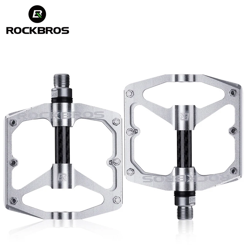 ROCKBROS MTB Bike Bicycle Pedals Hollow Sealed DU Bearing Ultralight Aluminum Alloy Cycling Pedals Non-slip Cleat Bike Part Flat
ROCKBROS MTB Bike Bicycle Pedals Hollow Sealed DU Bearing Ultralight Aluminum Alloy Cycling Pedals Non-slip Cleat Bike Part Flat