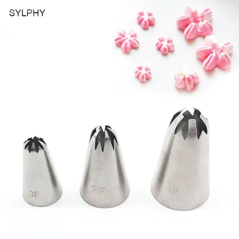 #1F#2F#3F 3pcs/set cherry cake nozzles decoration tips stainless steel icing piping pastry nozzle cake decorating tools bakeware
#1F#2F#3F 3pcs/set cherry cake nozzles decoration tips stainless steel icing piping pastry nozzle cake decorating tools bakeware