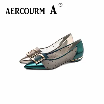 Aercourm A 2019 Women Solid Color Mesh Pumps Lady Metal Genuine Leather Shoes Square Low Heel Pumps New Spring Wave Point Shoes
Aercourm A 2019 Women Solid Color Mesh Pumps Lady Metal Genuine Leather Shoes Square Low Heel Pumps New Spring Wave Point Shoes