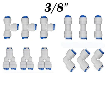 3/8" OD Quick Connect Push In to Connect Water Tube Fitting for Reverse Osmosis Systems and Water Filters Set Of 12 (Y+T+I+L)
3/8" OD Quick Connect Push In to Connect Water Tube Fitting for Reverse Osmosis Systems and Water Filters Set Of 12 (Y+T+I+L)