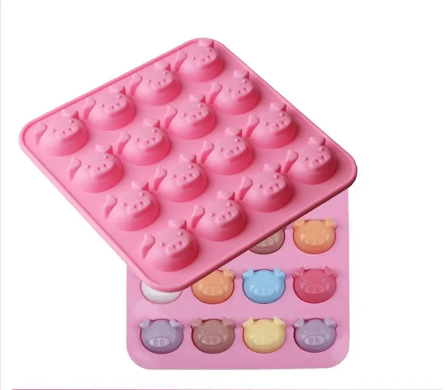 500pc/lot 16 Holes Pig Silicone Cake Mold 3D Cartoon Animals Baking Chocolate Pudding Cookie Mold DIY Fondant Decorating Tools
500pc/lot 16 Holes Pig Silicone Cake Mold 3D Cartoon Animals Baking Chocolate Pudding Cookie Mold DIY Fondant Decorating Tools
