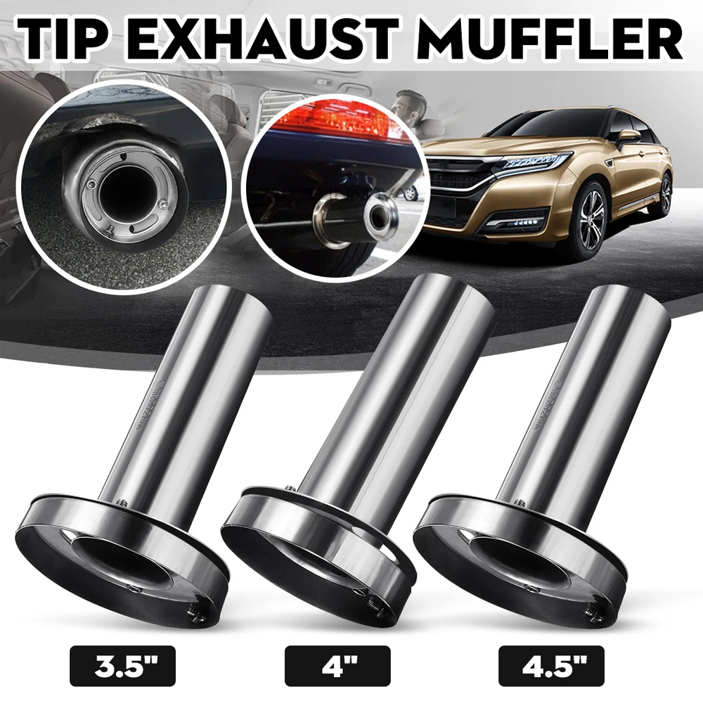 Adjustable Car Exhaust Tip Muffler Pipe Cover For Car 3.5"/4"/4.5" Exhaust Silencer T304 Stainless Steel
Adjustable Car Exhaust Tip Muffler Pipe Cover For Car 3.5"/4"/4.5" Exhaust Silencer T304 Stainless Steel