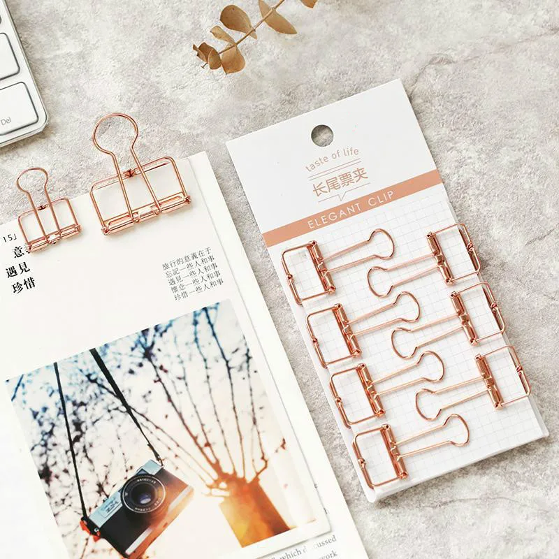 8pcs Rosegold Tail Ticket Binder Clip Document Information File Paper Clip Seal Hollow Metal Ticket Clip Office Accessories
8pcs Rosegold Tail Ticket Binder Clip Document Information File Paper Clip Seal Hollow Metal Ticket Clip Office Accessories