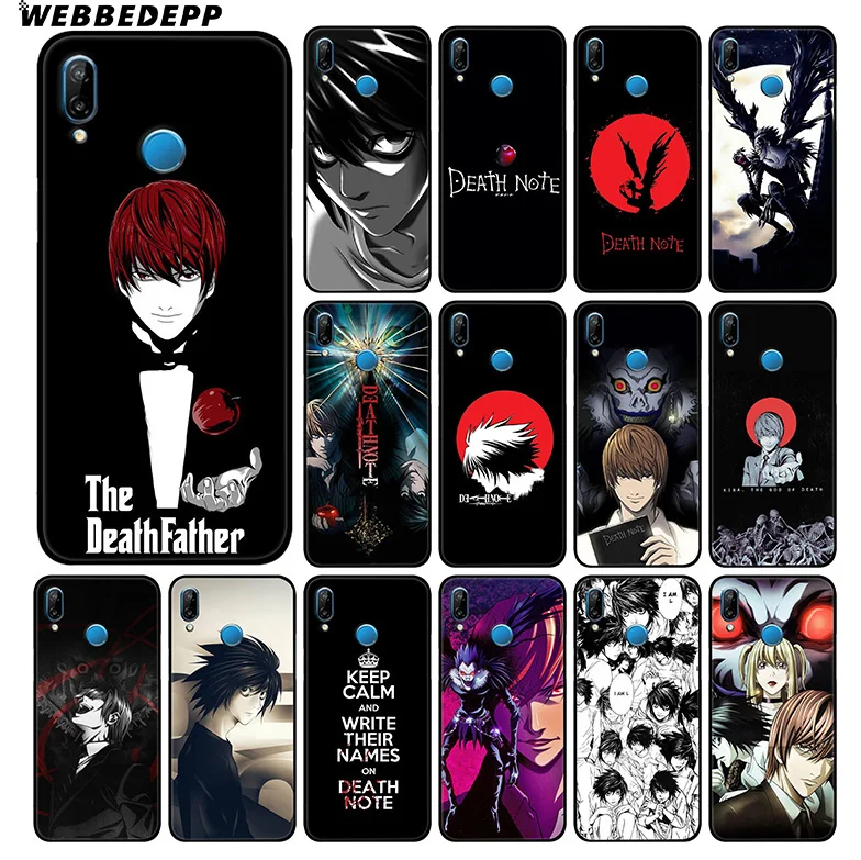 WEBBEDEPP Death Note Anime Soft Case For Huawei P30 P20 Pro P10 P9 Lite 2017 P Smart 2019 & Nova 3 3i Y9 2019
WEBBEDEPP Death Note Anime Soft Case For Huawei P30 P20 Pro P10 P9 Lite 2017 P Smart 2019 & Nova 3 3i Y9 2019