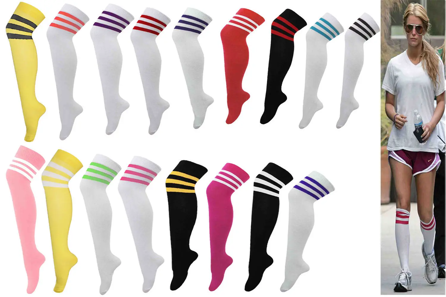 Good Quality Women High Over The Knee Socks Thigh High Stockings Opaque Warm Japanese School Student Black Stripe Long Sock
Good Quality Women High Over The Knee Socks Thigh High Stockings Opaque Warm Japanese School Student Black Stripe Long Sock