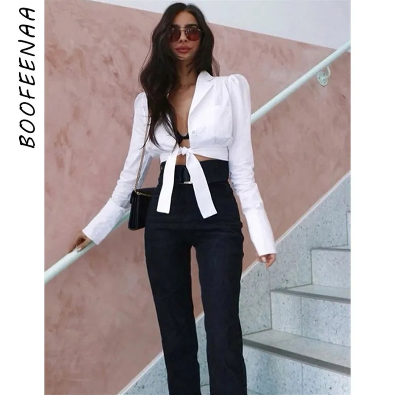 BOOFEENAA Sexy Vintage Women Shirts and Blouses 2019 Autumn Bow Tie Front Long Sleeve Cardigan White Shirt Casual Tops C71-AA23
BOOFEENAA Sexy Vintage Women Shirts and Blouses 2019 Autumn Bow Tie Front Long Sleeve Cardigan White Shirt Casual Tops C71-AA23